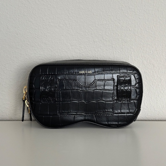 Senreve Coda Belt Bag | Black Croc Emboss - Picture 3 of 10